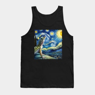 Vivid Vibes Gecko-inspired Tees Starry Night and Style to Wardrobes Tank Top